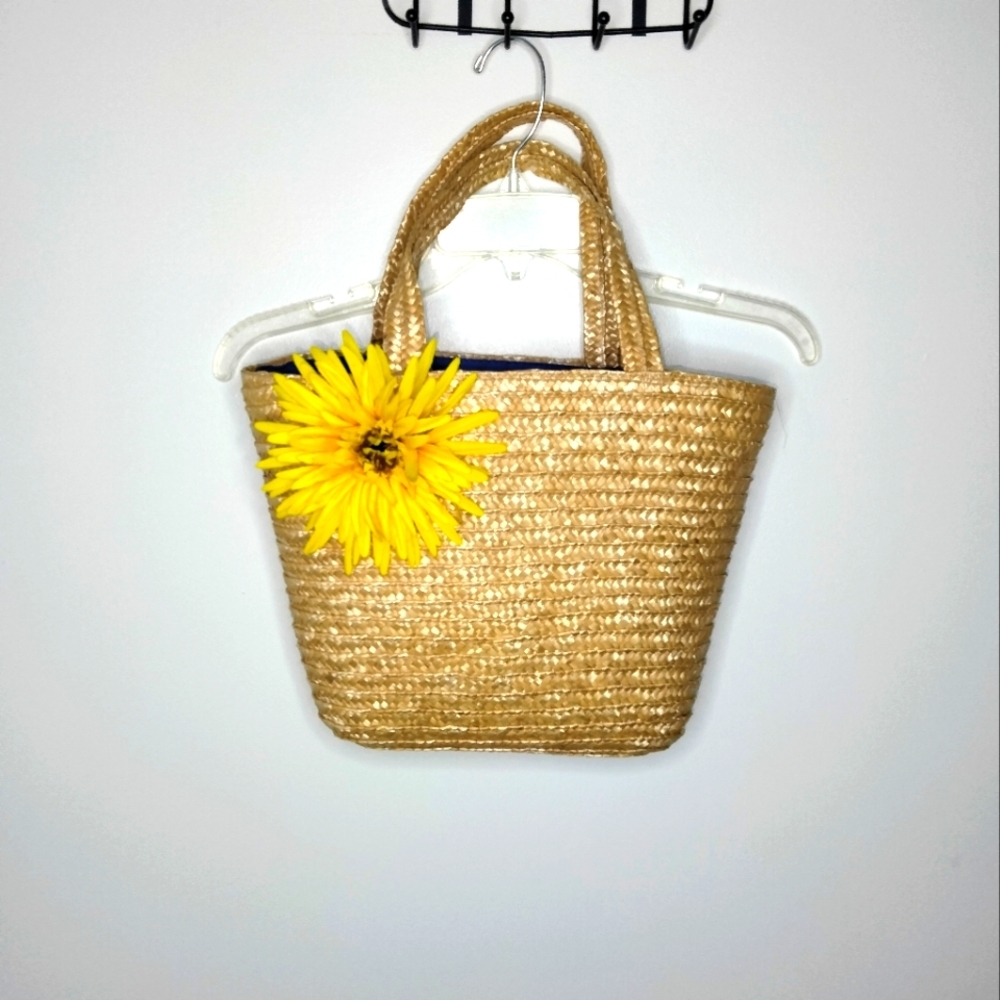 Sunflower Spring/Summer Straw Tote